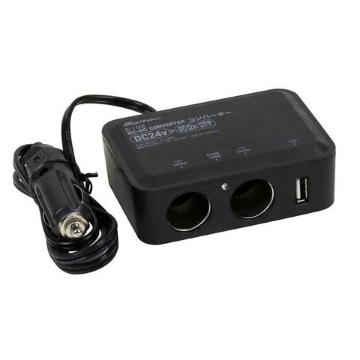 ebN ԍڗp DCDCRo[^[ fRfR 2way(USB&ANZT[\Pbg) DC24V