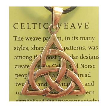 AzureGreen: CELTIC WEAVE pendant