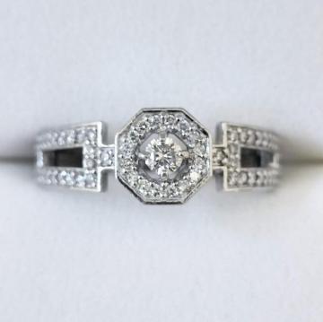���@���h�[���R �_�C�������h �����O Pt950 0.25ct 3.88g