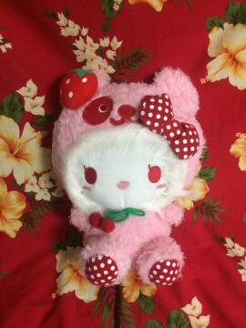 新品未使用☆キティちゃんぬいぐるみ☆めちゃかわピンクのパンダ