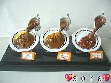 ぷちサンプルフィギュア スパイシ王国カレーハウス 3点セット ケース付