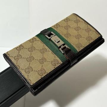 GUCCI �O�b�` GG�L�����o�X �V�F���[ ���C�� �W�b�L�[���� �����z �x�[�W�� �u���E��