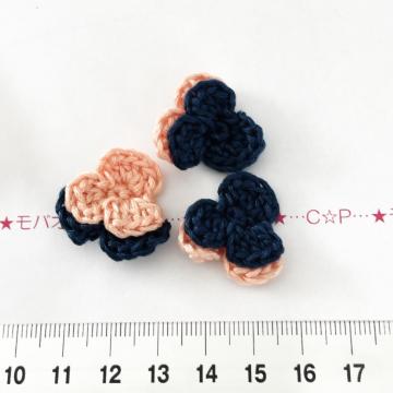 27*ハンドメイド♪お花モチーフ ビオラ 3