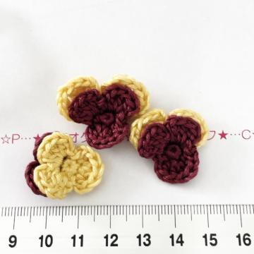 27*ハンドメイド♪お花モチーフ ビオラ 7