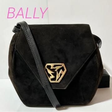BALLY �o���[ ���B���e�[�W �X�G�[�h ���U�[ �V�����_�[�o�b�O �u���b�N �S�[���h����