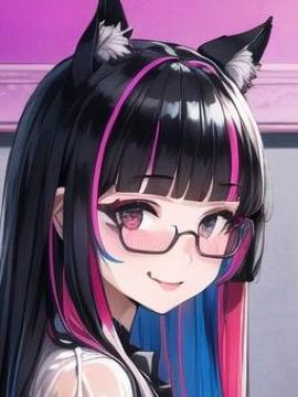 461 AI Girls オリジナル ネコミミ美少女 セクシー アート A4ポスター 高画質、光沢紙 ※3落札毎に+1枚サービス