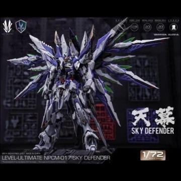 SKY DEFENDER スカイディフェンダー天幕 1/72 塗装済メカ 機甲 可動 未組立プラモデル 合金 ロボットフィギュア