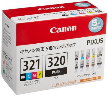 Canon CN^N BCI-321(BK/C/M/Y)+BCI-320 }`pbN