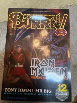 BURRN ! (o[) 2017N 12@IRON MAIDEN / TONI IOMMI / MR.BIG wB^
