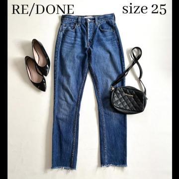 �����i��Levi�fs�~RE/DONE���J�b�g�I�t�X�g���[�g�f�j�����u���[��25