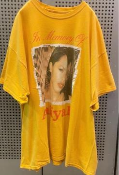 �Ò��@���B���e�[�W�@vintage T�V���c�@�v�����gT�V���c�@�r�b�N�T�C�Y�@�A���[���@�ڂ�@�{���@�O�����W�@���h