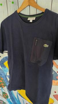 ���R�X�e LACOSTE CLASSIC FIT �W�b�v�|�P�b�g T�V���c ���� �l�C�r�[ US M ���j���S