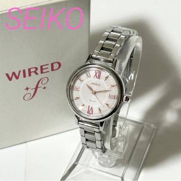 ���i SEIKO �Z�C�R�[ WIRED V117-KBY0 SS �\�[���[ 5�C���h�� �r���v ���f�B�[�X �V���o�[ ����m�F�ς�