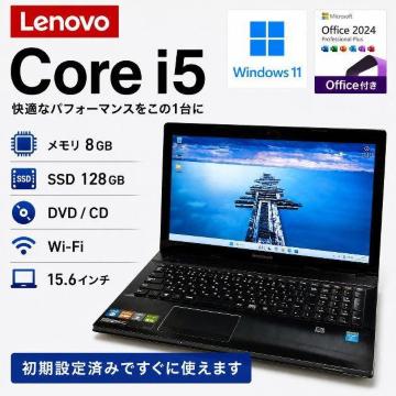 Lenovo Corei5 ������8GB SSD128GB ���S��OK DVD Web�J���� Windows11 Office�t