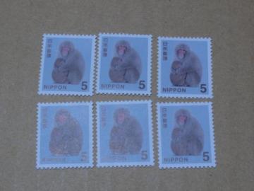 5円切手 6枚 普通切手