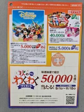 ヤマザキ 秋のわくわくプレゼント Aコース5口分