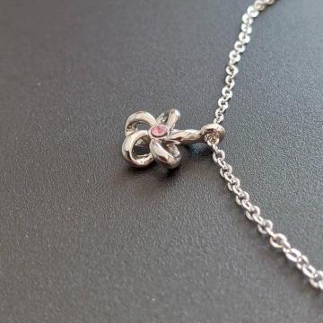 ���g�p�@�N���[�W���@�s���N �X�g�[�� �l�b�N���X ���B���e�[�W�@�V���o�[�J���[