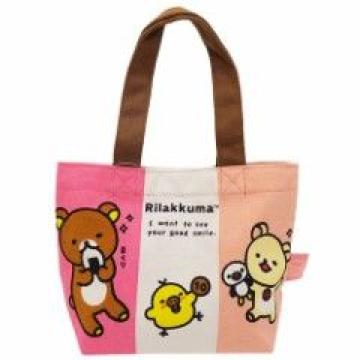 《New》リラックマ★ナチュラル・マチ付*帆布/コットン トートバッグ