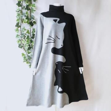 �V�i a052 ML ���N�� �傫�Ȃ˂��� �z�F �����s�[�X ���n �H �~ �n�C�l�b�N �X�g���b�` �j�b�g�\�[ ��������