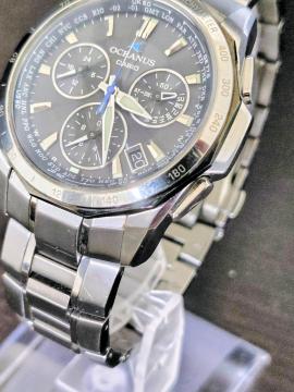 カシオ OCEANUS マンタ OCW-S1000BJ-1AJF電波ソーラー クロノグラフ