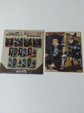 一番くじ 進撃の巨人 K賞 ミニ色紙 G