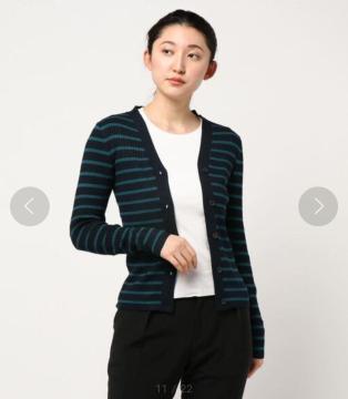 AMERICAN HOLIC☆Vネックリブカーディガン/美品