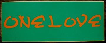 m-69 Original Sticker One Love XebJ[ u s[X QG