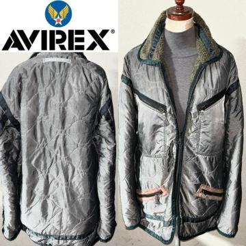 AVIREX �A���B���b�N�X �艿4���~�� �{�A�N�� �~���^���[ �L���e�B���O �W���P�b�g �R�[�g N-3B ���b�Y�R�[�g �n�Ò�