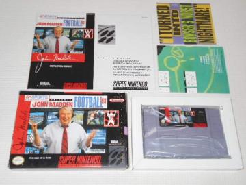 SFCJOHN MADDEN FOOTBALL'93 SNES CO