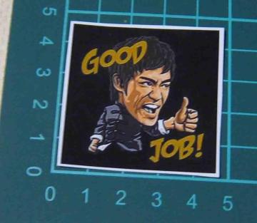 �u���[�X�E���[�@GOOD JOB! �X�e�b�J�[