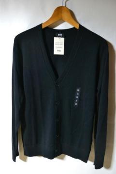 �V�i UNIQLO ���j�N�� �����mV�l�b�N�J�[�f�B�K�� ���� �u���b�N M �����Y �j�b�g �Z�[�^�[ �L���C�� �r�W�l�X ���g�p