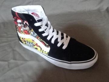 USAw oY A USAySk8 HizSanta flame black 26.5a