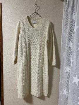 新品タグ付きcoen★ウール混ケーブルOP