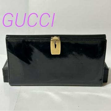 GUCCI �O�b�` �p�e���g���U�[ ��܂� �����z �E�H���b�g �D���� ���K���� ���f�B�[�X �����Y �u���b�N