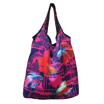 `ZDIG.O.D. foldable shopping bag Siamese Fighting FishMыGRobO