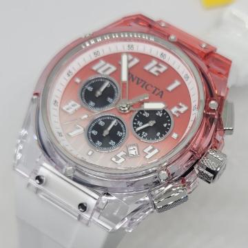 �y�����i�zINVICTA �C���r�N�^ 44mm S1Rally �v���Y�� ���b�h�~�z���C�g���o�[