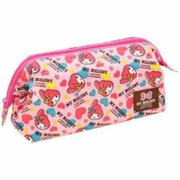 《New》マイメロディ★小物*コスメ入れに最適・ワイヤー入り*マルチポーチ<ピンク>