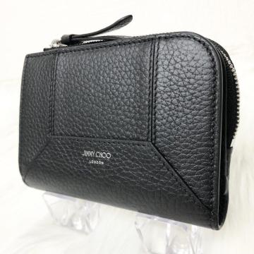 �y���s�zJIMMY CHOO �W�~�[�`���E ��܂���z �_�C�������h �R���p�N�g �E�H���b�g L���t�@�X�i�[ �u���b�N ���U�[
