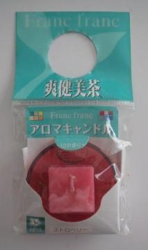 アロマキャンドル ストロベリーの香り未使用品