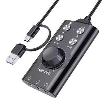 3.5������USB�ƃ^�C�vC�ϊ��O���T�E���h�J�[�h�}�C�N�w�b�h�z�����C�u�z�M