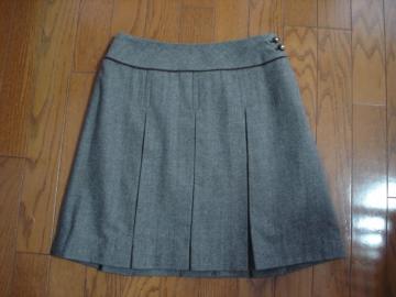 ★anysis エニィシィス ボックスプリーツウールスカート★クローゼット整理価格!