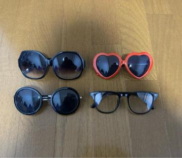 新品メガネとサングラス4点