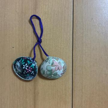 貝殻のキーホルダー(ハンドメイド)