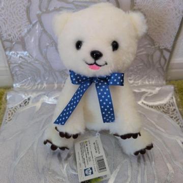 コロルくん/北海道のしろくま/シロクマ/白熊/コロルくん/ぬいぐるみ/可愛いお顔■にっこりコロルくん ぬいぐるみ■サイズSS
