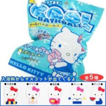 【キティ】可愛い♪何が出るかお楽しみマスコット 発泡入浴剤 バスボール