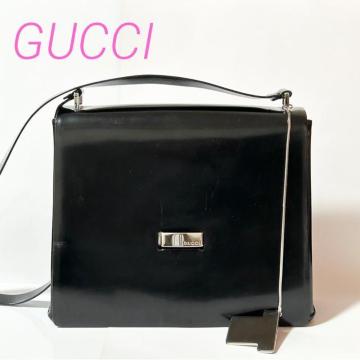 ���i GUCCI �O�b�` ���B���e�[�W ���U�[ 001 1998 1744 �X�N�G�A �V�����_�[�o�b�O ���S�v���[�g