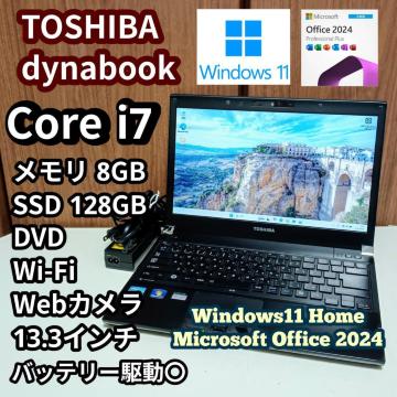 TOSHIBA dynabook Corei7 ������8GB SSD128GB DVD Windows11 Web�J����