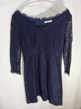 DVF STUDIO �_�C�A���t�H���t�@�X�e���o�[�O �l�C�r�[ ���[�X�����s�[�X �h���X �T�C�Y0