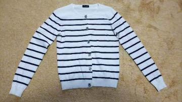 リッチミー カーディガン ボーダー柄 新品 Riccimie New York