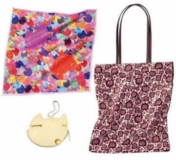 雑誌付録★tsumori chisato [ツモリチサト★トートバッグ 保冷風呂敷 ポーチ ネコがいっぱい! 豪華3点セット